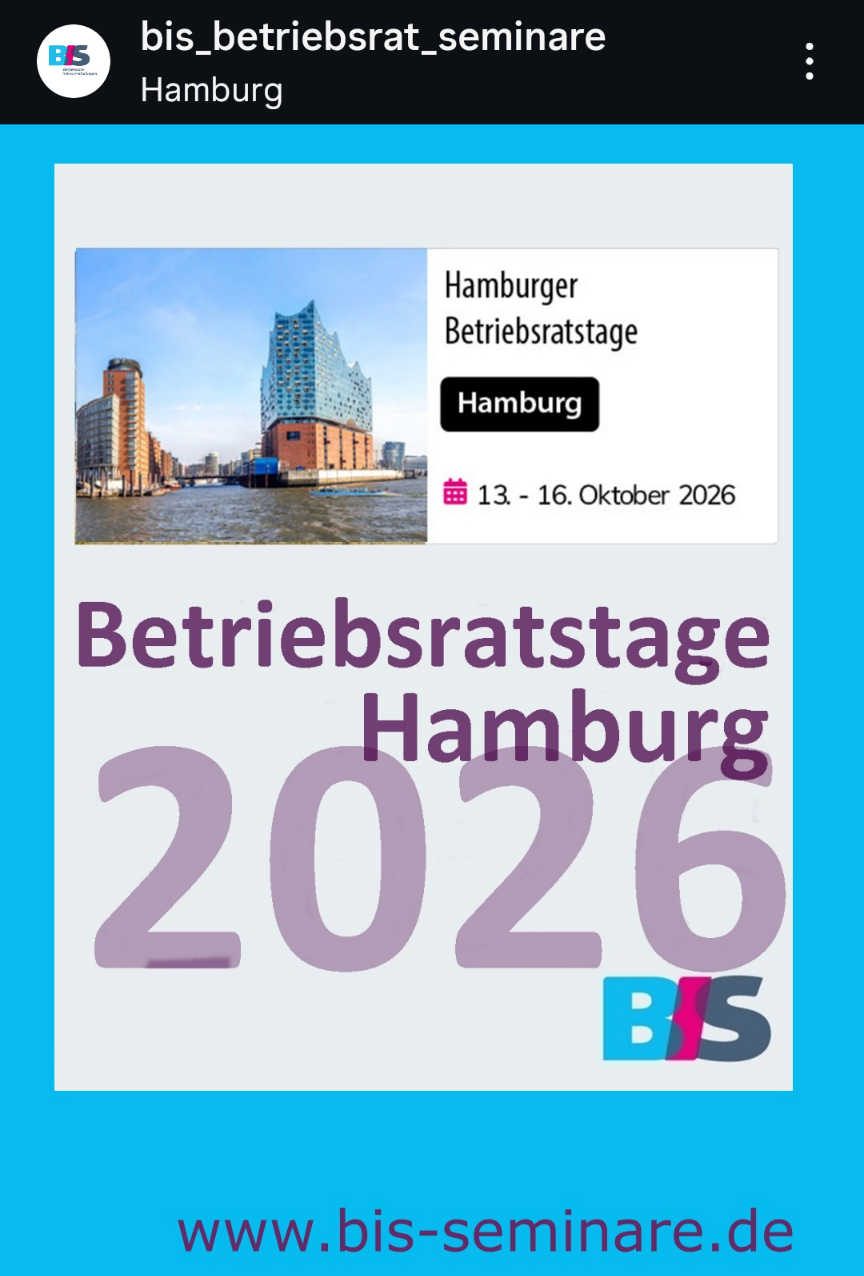 Betriebsrat Hamburg Hamburger Betriebsratstage Seminar als Fachtagung