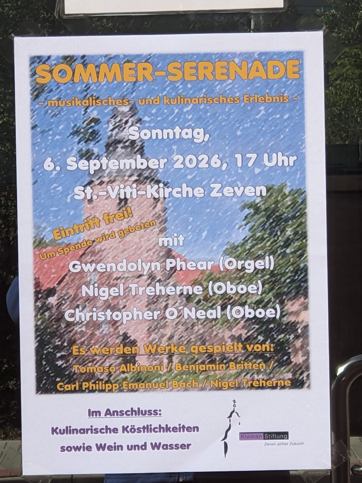 Sommer Serenade Konzert in Zeven