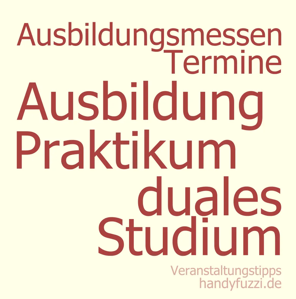 Ausbildungsmessen Termine