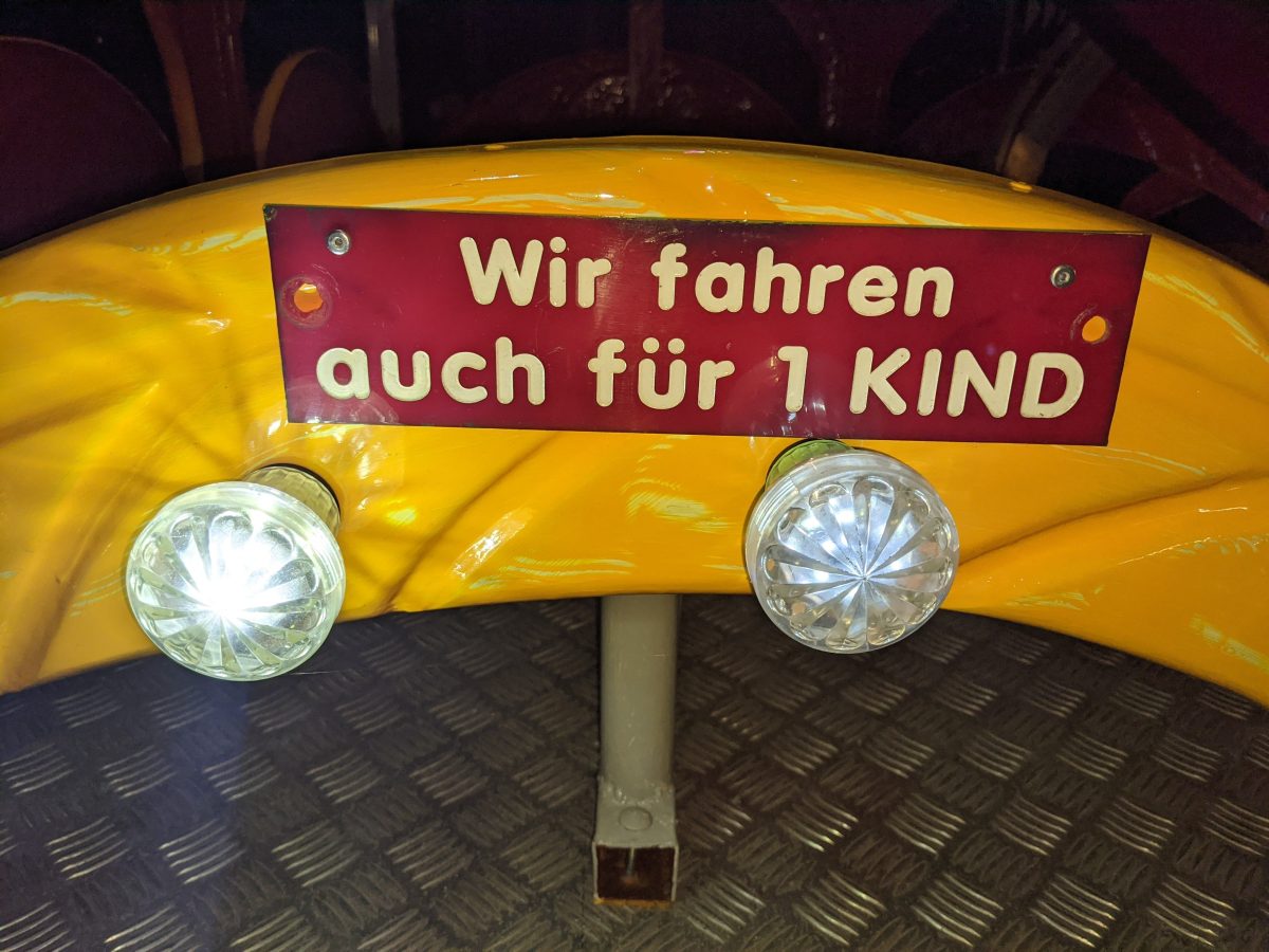 Vor ein paar Jahren entdeckt: faires Kinderkarussell