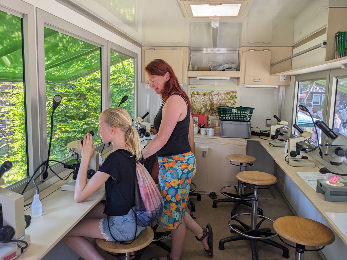 Wissenschaft Info Station - jedes Jahr gibt es andere Angebote auf dem HeimatGenuss Festival ROW