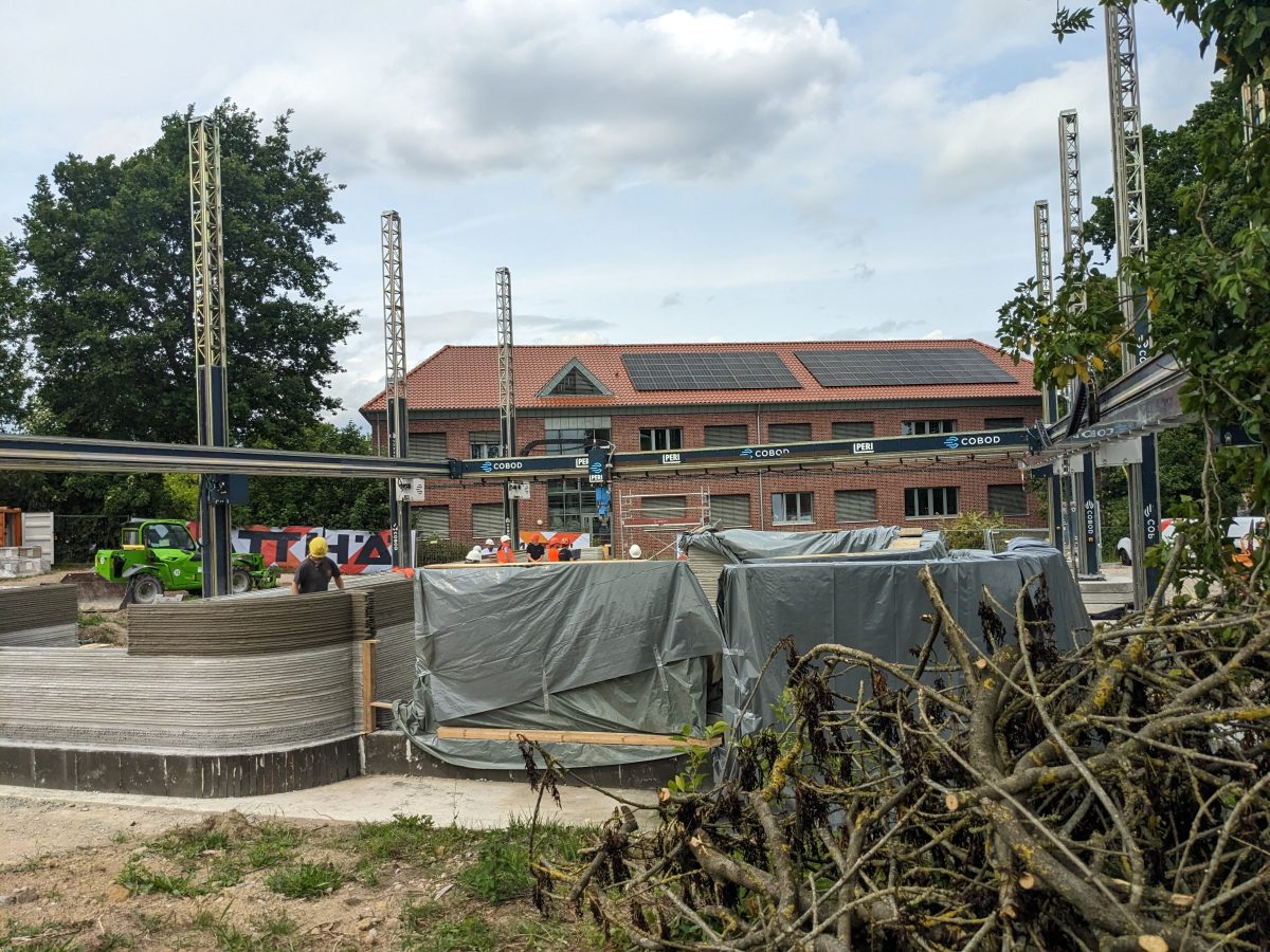 Baustelle Matthäi Selsingen - inzwischen ist das Bürogebäude fertig gestellt. Besichtigung August 2026 möglich. 