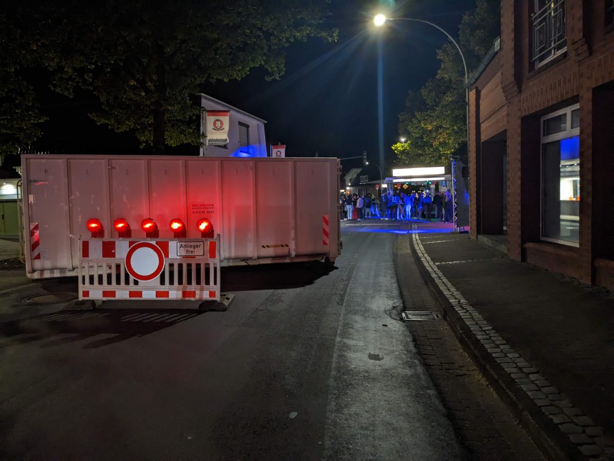 Bundesstraße Durchfahrt durch Selsingen ist während des Herbstmarktes gesperrt. 